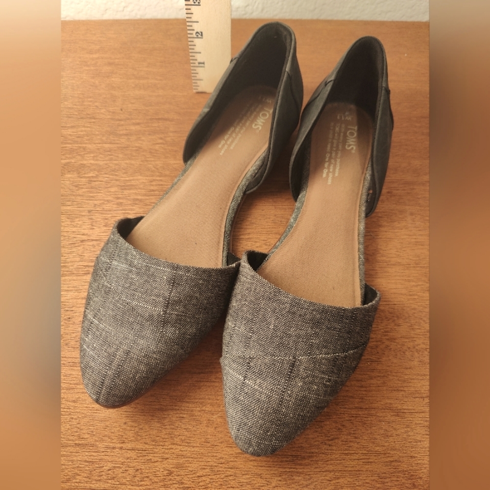 Toms sz 11 Jutti D'Orsay Flat